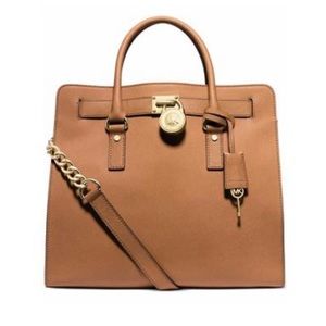 Michael Kor’s Large Hamilton Bag in Camel